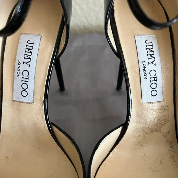 Jimmy Choo Lucy Mix Crystal D’Orsay Pumps Shoes 38.5 - Picture 7 of 15